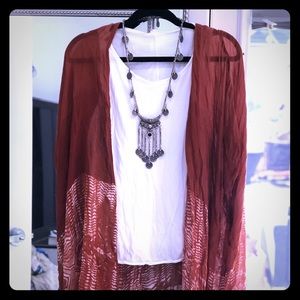 Silver coin necklace